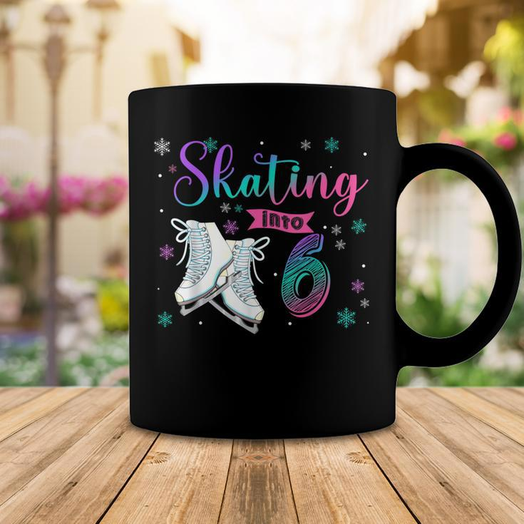 Ice Skating Rolling 6Th Birthday Party Girl Family Matching Coffee Mug Funny Gifts
