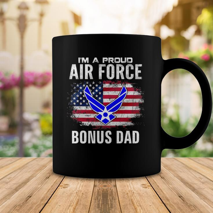 Im A Proud Air Force Bonus Dad With American Flag Veteran Coffee Mug Unique Gifts