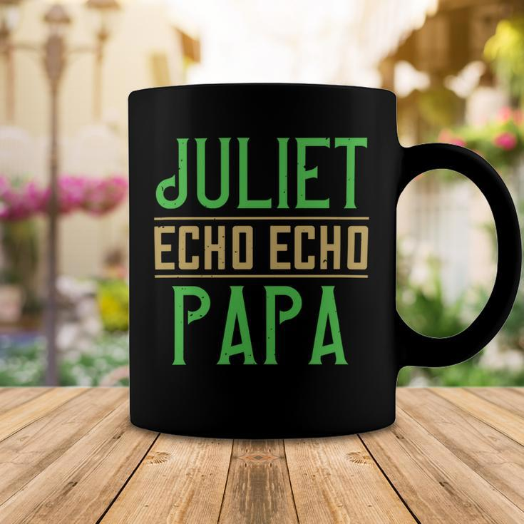 Juliet Echo Echo Papa Papa T-Shirt Fathers Day Gift Coffee Mug Unique Gifts