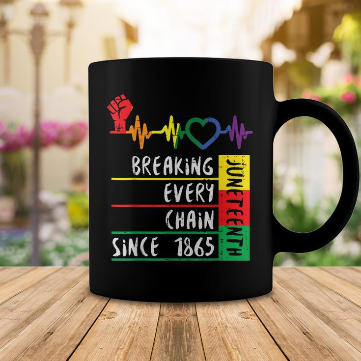 Juneteenth Breaking Every Chain Since 1865 Coffee Mug Unique Gifts