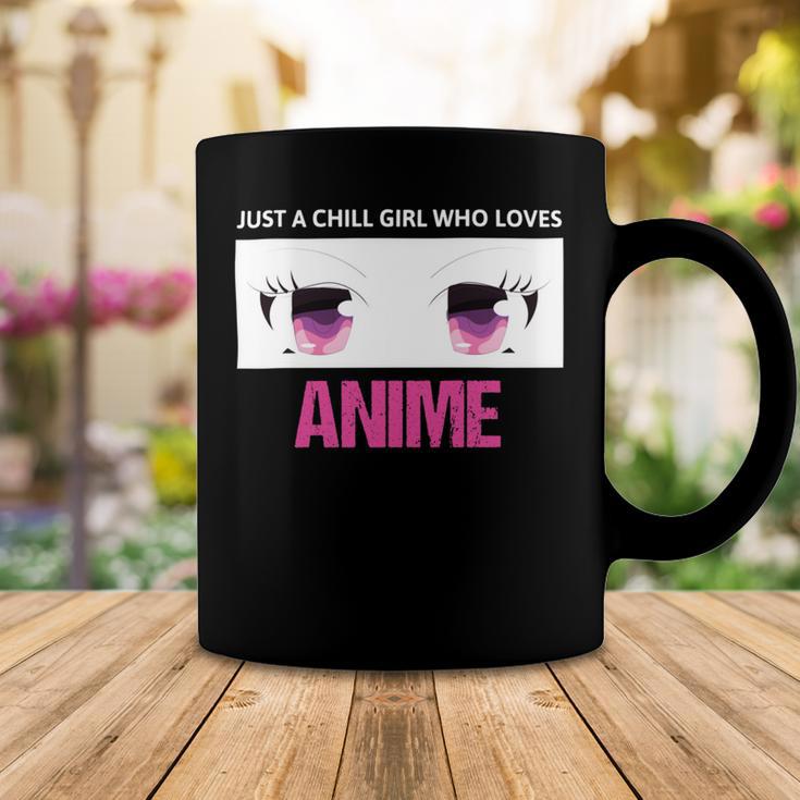 Just A Girl Who Loves Anime Chill Anime Girl Coffee Mug Funny Gifts