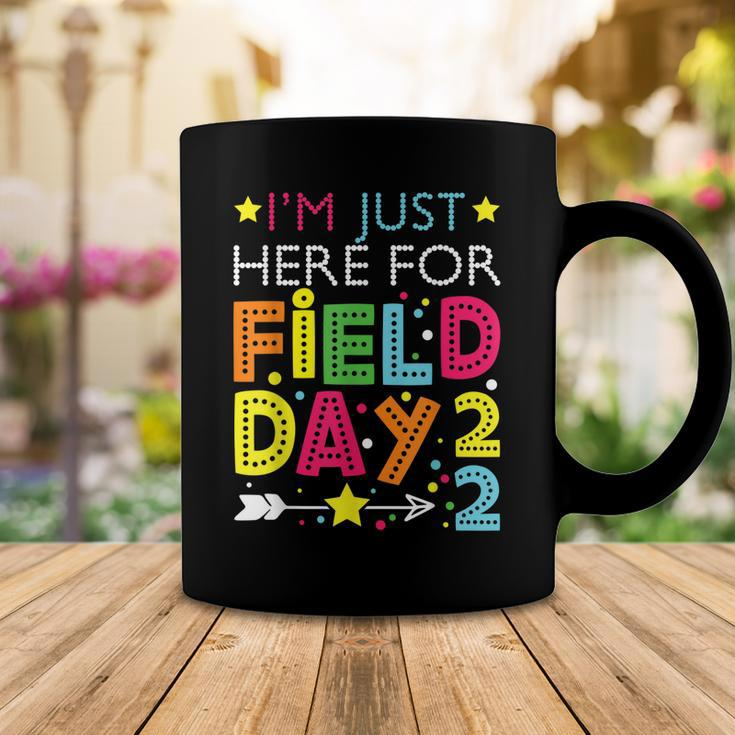Just Here For Field Day 2022 Teacher Kids Summer Coffee Mug Funny Gifts