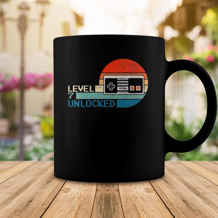Kids Unlocked Level 7 Birthday Boy Video Game Controller Coffee Mug Unique Gifts