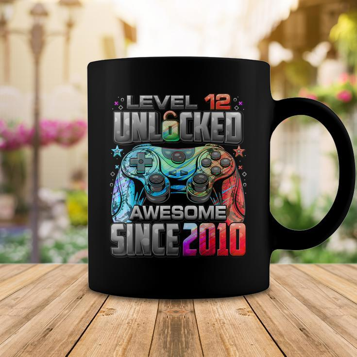 Level 12 Unlocked Awesome Since 2010 12Th Birthday Gaming Coffee Mug Funny Gifts