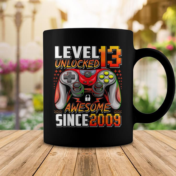Level 13 Unlocked Awesome Since 2009 13Th Birthday Gaming Coffee Mug Funny Gifts