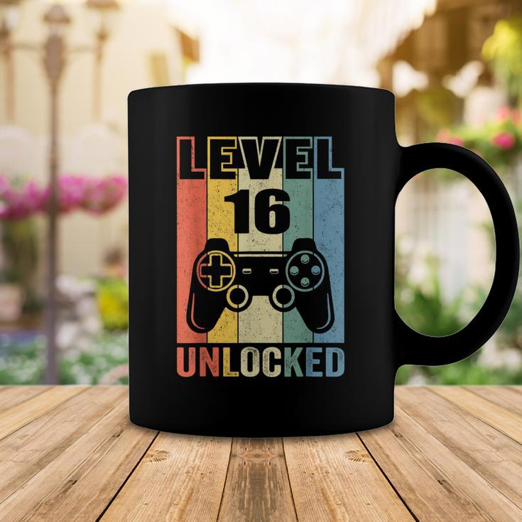 Level 16 Unlocked 16Th Video Gamer Birthday Boy Gift Coffee Mug Funny Gifts