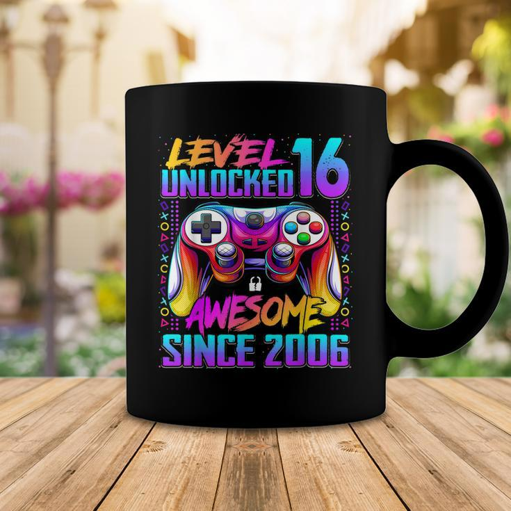 Level 16 Unlocked Awesome Since 2006 16Th Birthday Gaming Coffee Mug Funny Gifts