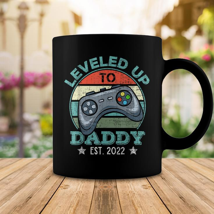 Leveled Up To Daddy 2022 Video Gamer Soon To Be Dad 2022 Coffee Mug Funny Gifts