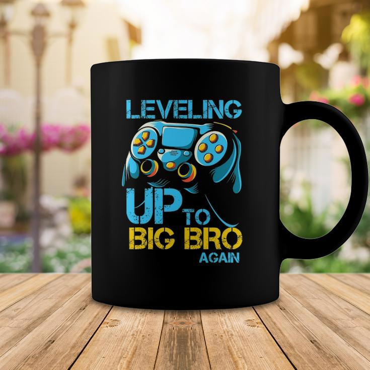 Leveling Up To Big Bro Again Gaming Lovers Vintage Coffee Mug Unique Gifts