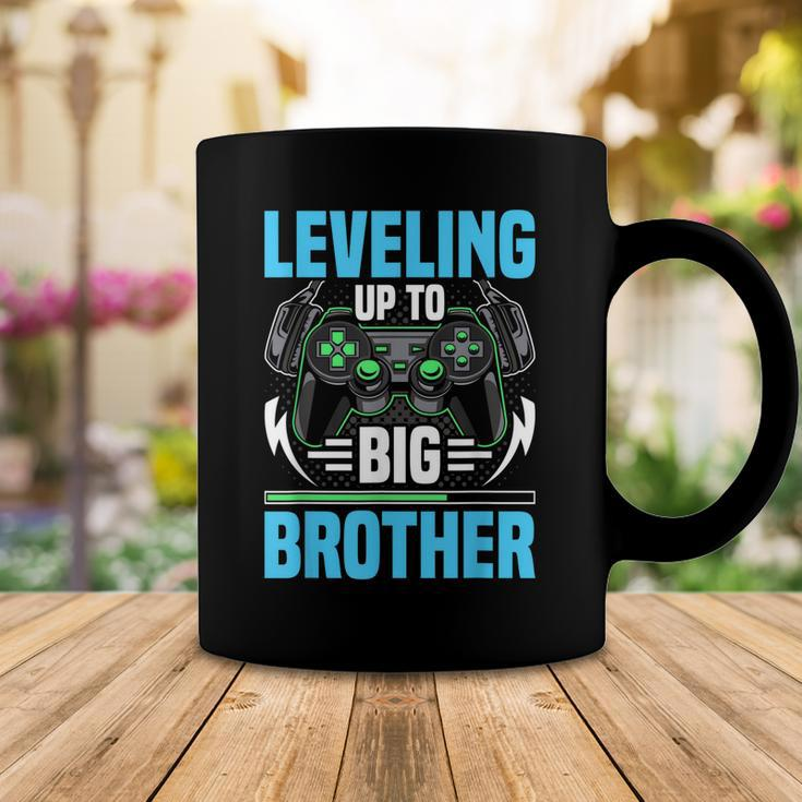 Leveling Up To Big Brother Video Gamer Gaming Coffee Mug Funny Gifts