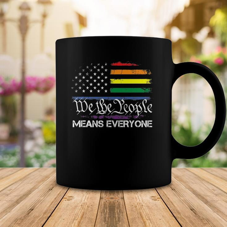 Lgbt Vintage 1776 American Flag We The People Means Everyone Coffee Mug Unique Gifts