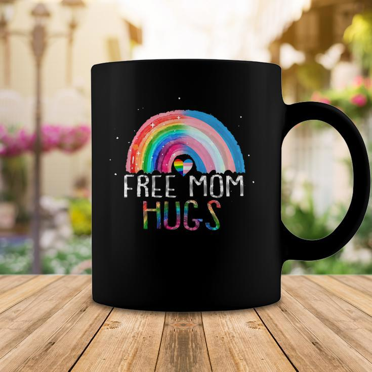 Lgbtq Free Mom Hugs Gay Pride Lgbt Ally Rainbow Mothers Day Coffee Mug Unique Gifts
