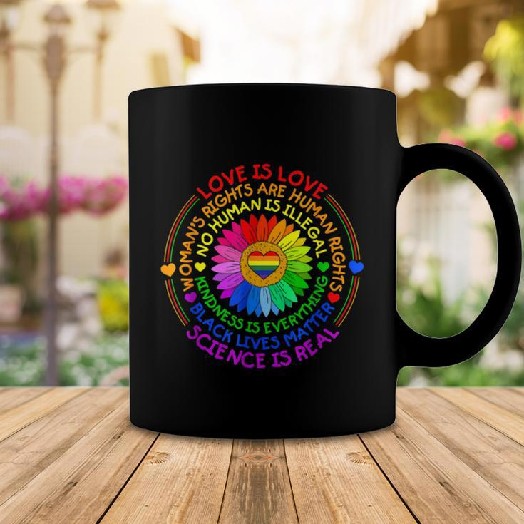 Love Is Love Science Is Real Kindness Is Everything LGBT Coffee Mug Unique Gifts
