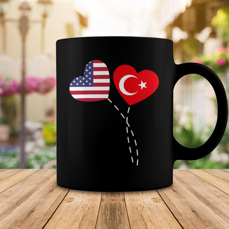 Loving Usa Turkey Flag Heart Turkish 13 Shirt Coffee Mug Funny Gifts