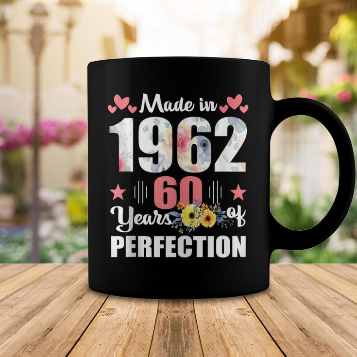 Made 1962 Floral 60 Years Old Family 60Th Birthday 60 Years Coffee Mug Funny Gifts