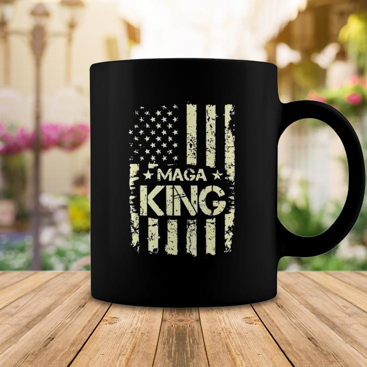 Maga King Make America Great Again Retro American Flag Coffee Mug Unique Gifts
