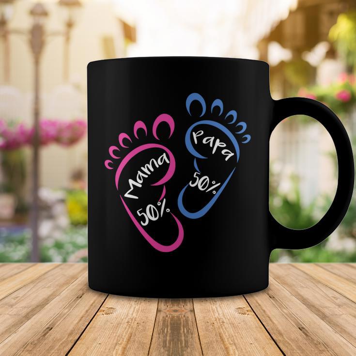 Mama Papa 50 Bafeet Pregnant Maternity 504 Shirt Coffee Mug Funny Gifts