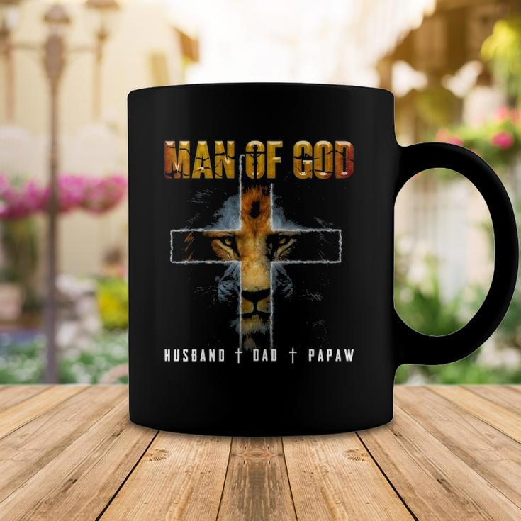 Man Of God Husband Dad Papaw Christian Coffee Mug Unique Gifts