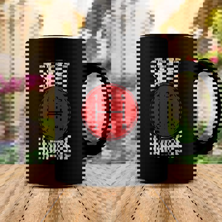Manual Car Shift Happens Manual Gear Shift Coffee Mug Unique Gifts