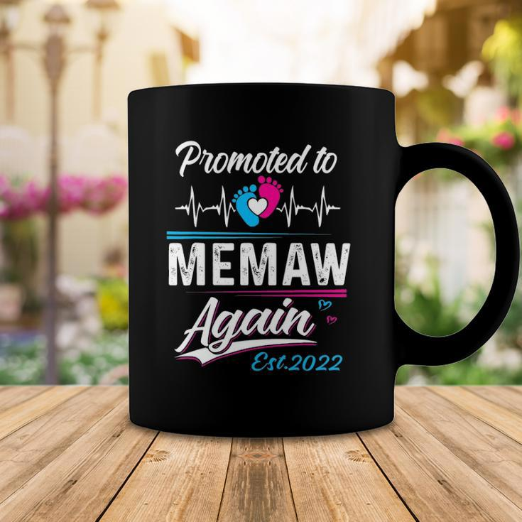Memaw Gift Promoted To Memaw Again Est 2022 Grandma Coffee Mug Unique Gifts