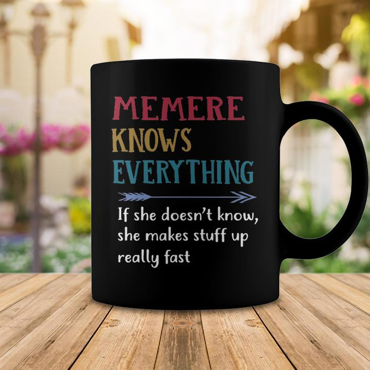 Memere Grandma Gift Memere Knows Everything Coffee Mug Funny Gifts