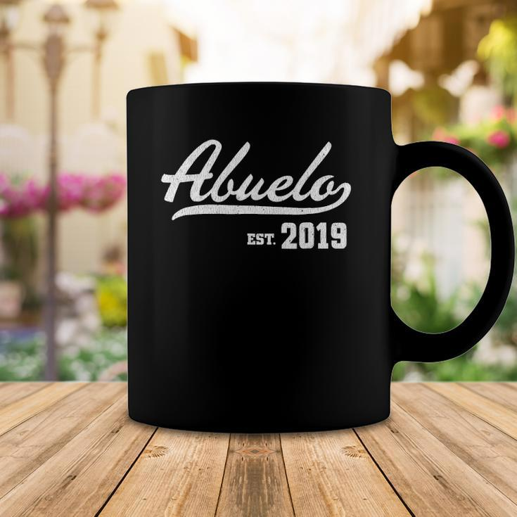 Mens Abuelo Est 2019 Distressed Coffee Mug Unique Gifts