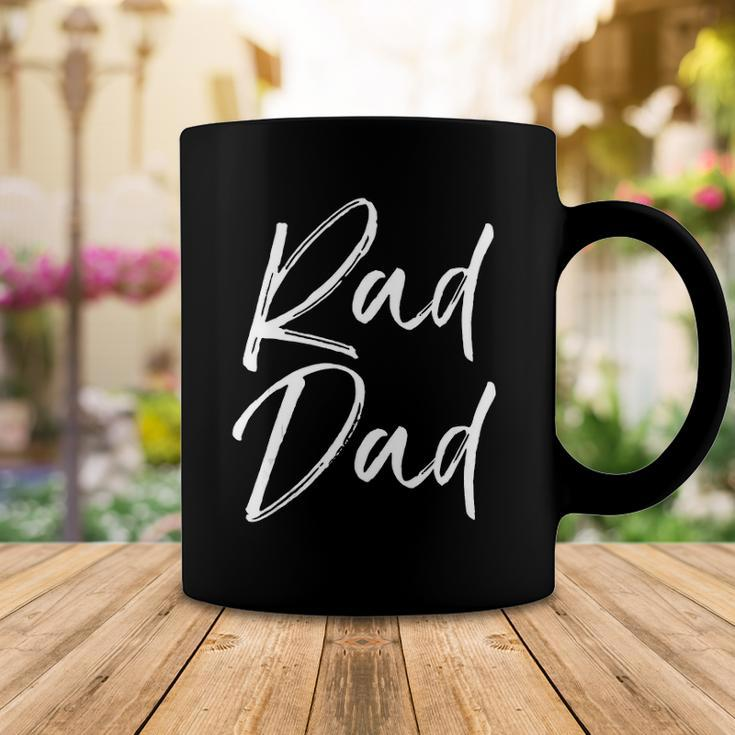 Mens Fun Fathers Day Gift From Son Cool Quote Saying Rad Dad Coffee Mug Unique Gifts