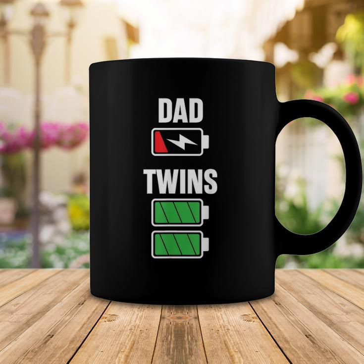 Mens Funny Dad Fathers Day Birthday Twins Twin Dad Coffee Mug Unique Gifts