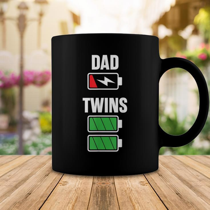 Mens Funny Dad Fathers Day Birthday Twins Twin Dad Coffee Mug Funny Gifts