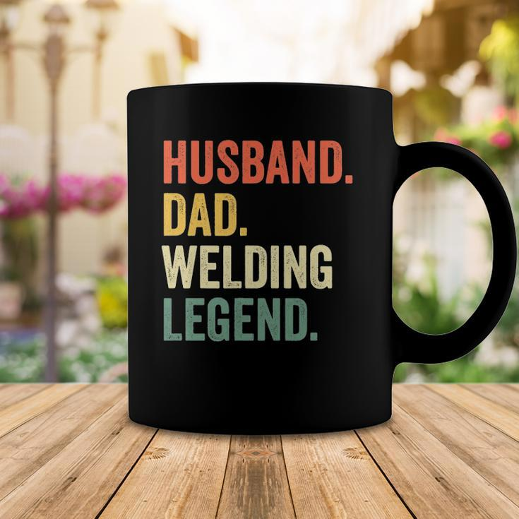Mens Funny Welder Husband Dad Welding Legend Vintage Coffee Mug Unique Gifts