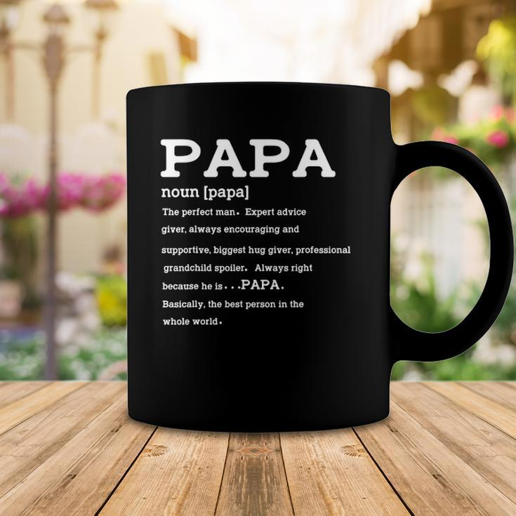 Mens Papa Definition Noun Nutrition Fathers Day Grandpa Coffee Mug Unique Gifts