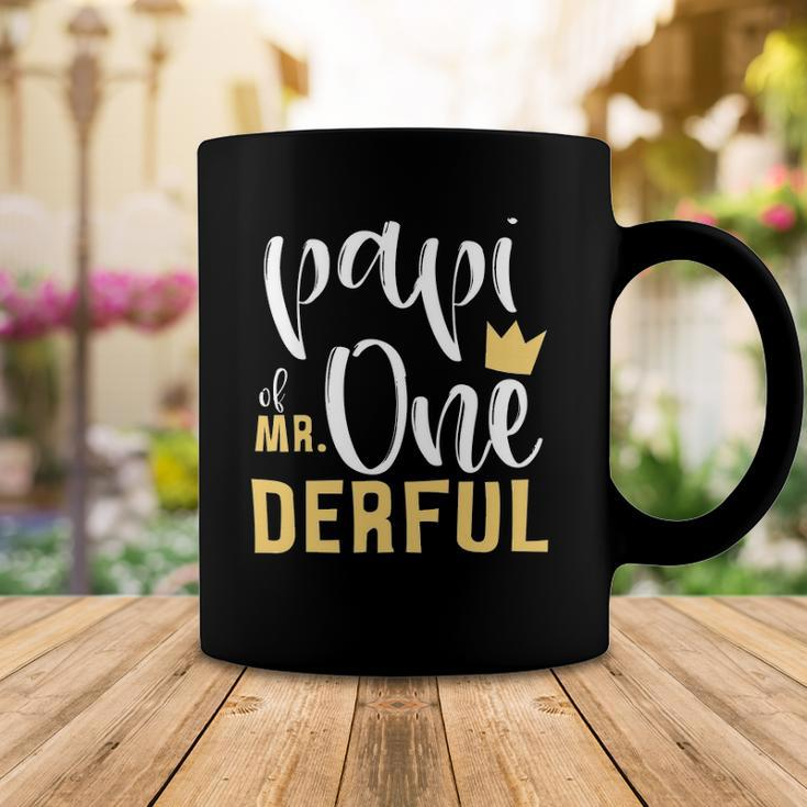Mens Papi Of Mr Onederful 1St Birthday First One-Derful Matching Coffee Mug Unique Gifts