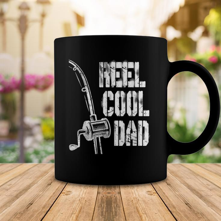 Mens Reel Cool Dad Fishing Daddy Mens Fathers Day Gift Idea Coffee Mug Unique Gifts