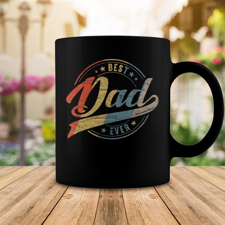 Mens Retro Vintage Best Dad Ever Father Daddy Fathers Day Gift Coffee Mug Unique Gifts