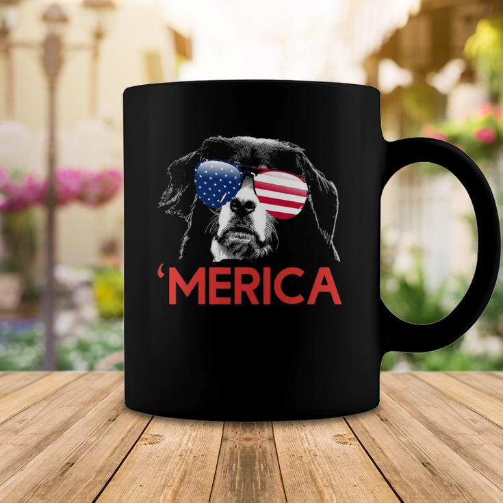 Merica Bernese Mountain Dog American Flag 4Th Of July Coffee Mug Unique Gifts
