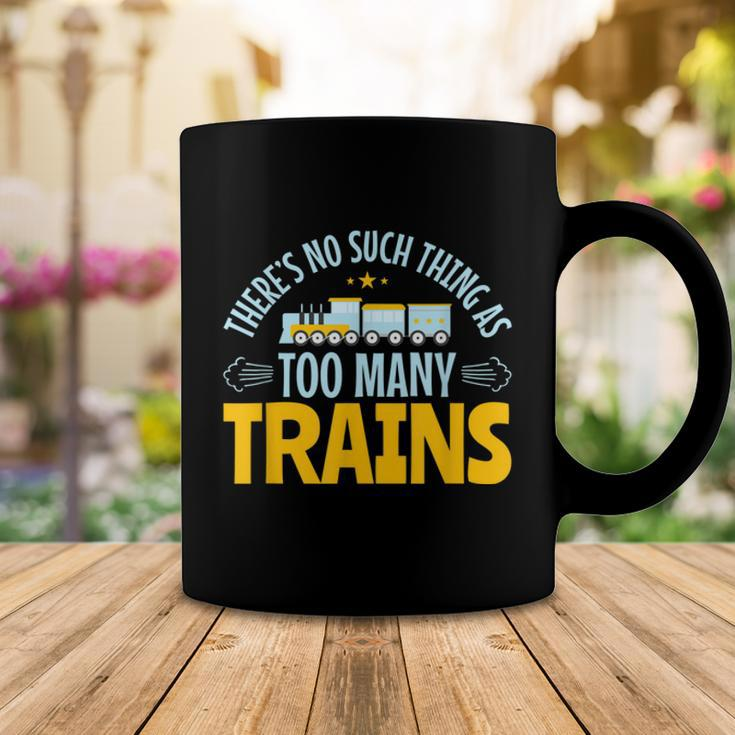 Model Train Lover Too Many Trains Railroad Collector Coffee Mug Unique Gifts