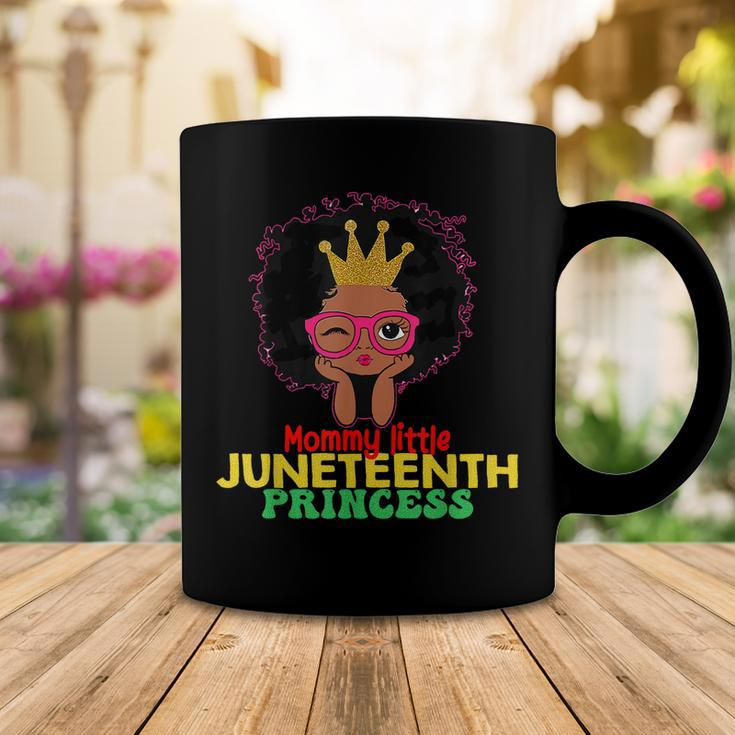 Mommy Little Junenth Princess Celebrate 19Th Black Girl Coffee Mug Unique Gifts