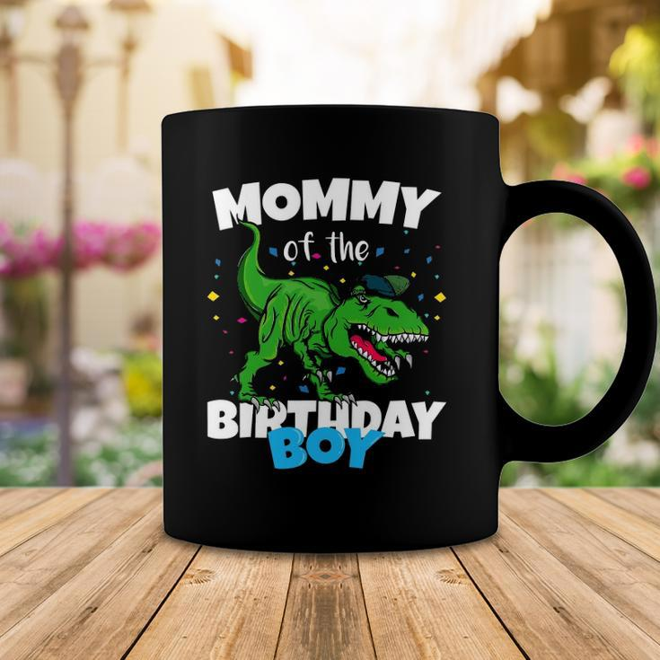 Mommy Of The Birthday Boy Dinosaurrex Anniversary Coffee Mug Unique Gifts