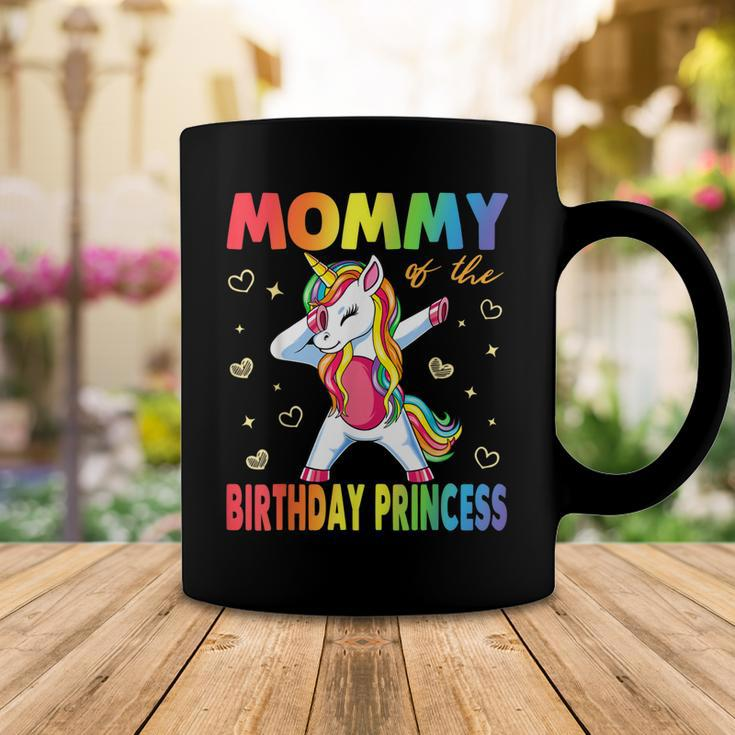 Mommy Of The Birthday Princess Girl Dabbing Unicorn Mom Coffee Mug Funny Gifts