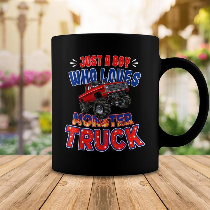 Monster Truck Just A Boy Who Loves Monster Truck For Kids Coffee Mug Funny Gifts