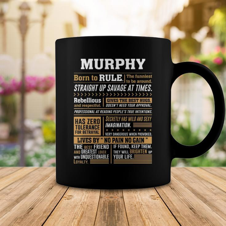 Murphy Name Gift Murphy Born To Rule Coffee Mug Funny Gifts
