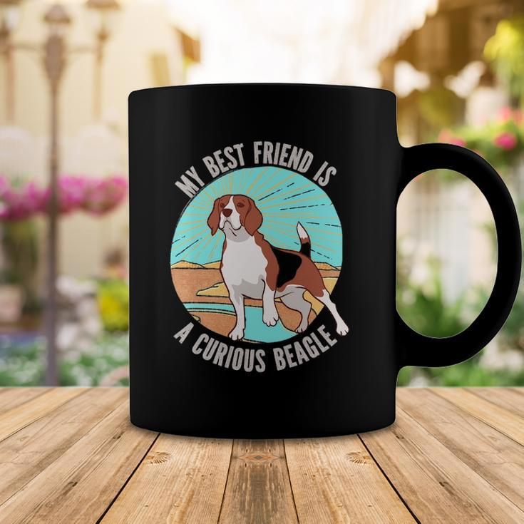 My Best Friend Is A Curious Beagle Gift For Women Men Kids Coffee Mug Unique Gifts