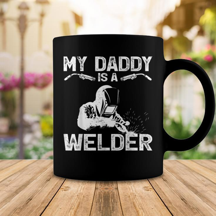My Daddy Is A Welder Welding Girls Kids Boys Coffee Mug Funny Gifts