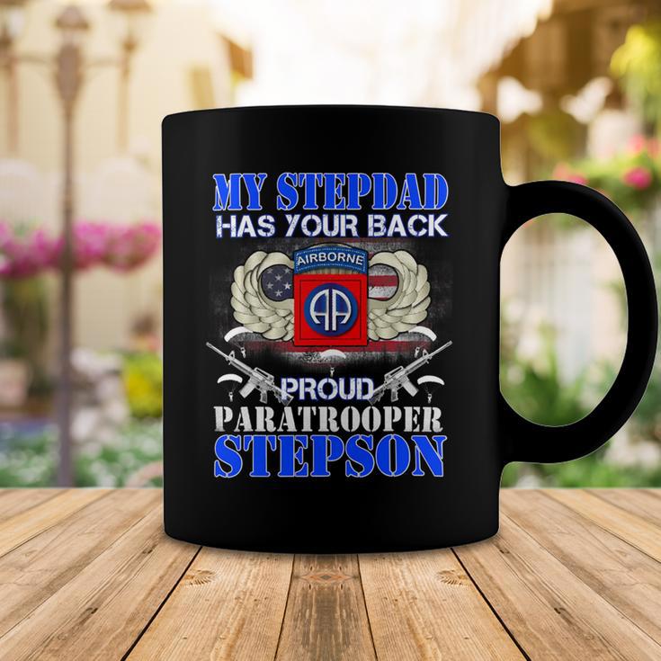 My Stepdad Has Your Back Proud Army 685 Shirt Coffee Mug Funny Gifts