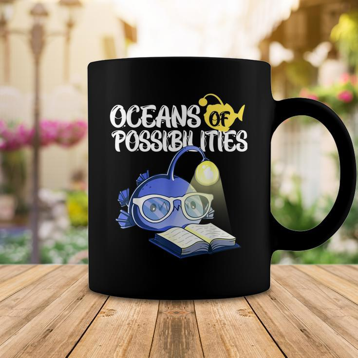Oceans Of Possibilities Summer Reading 2022 Anglerfish Kids Coffee Mug Unique Gifts
