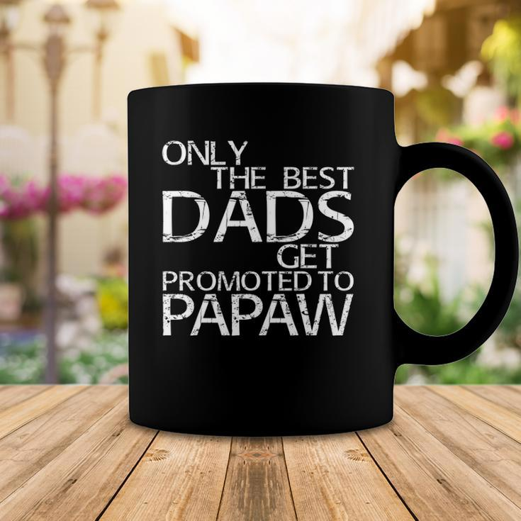 Only The Best Dads Get Promoted To Papaw Gift Coffee Mug Unique Gifts