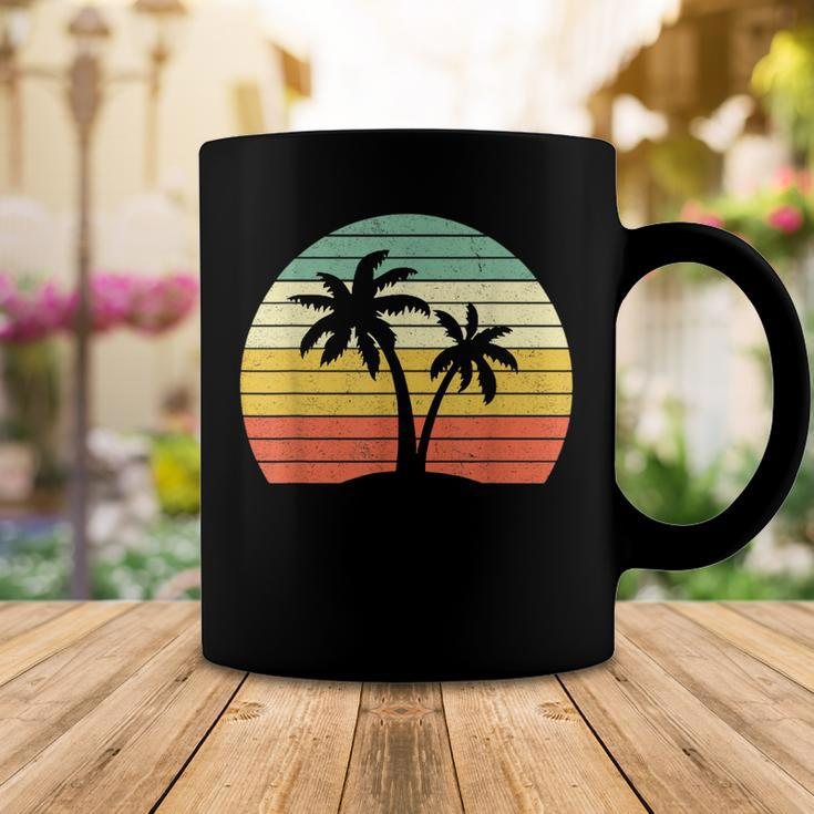 Palm Tree Vintage Retro Style Tropical Beach Coffee Mug Unique Gifts