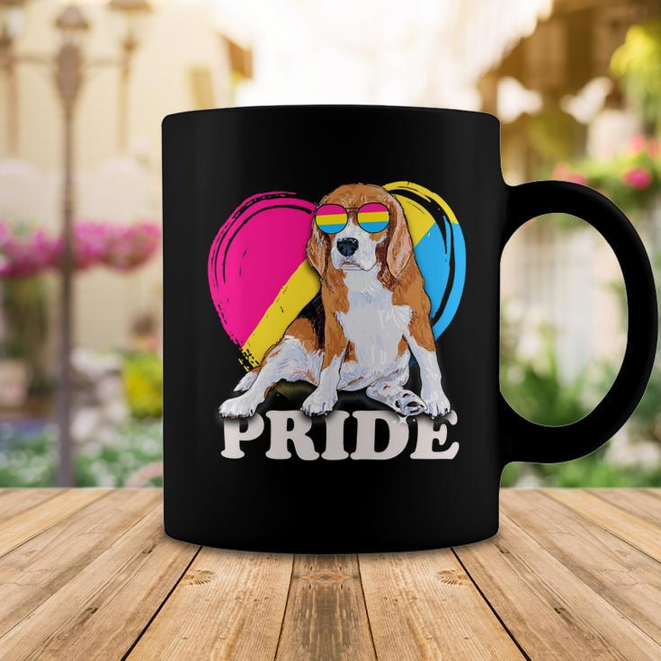 Pansexual Beagle Rainbow Heart Pride Lgbt Dog Lover 56 Beagle Dog Coffee Mug Funny Gifts