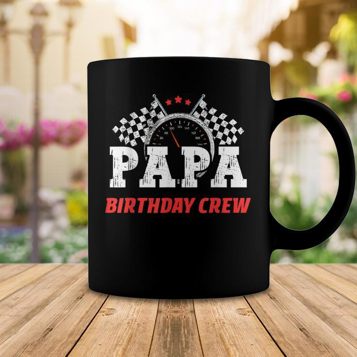 Papa Birthday Crew Race Car Racing Car Driver Dad Daddy Coffee Mug Funny Gifts