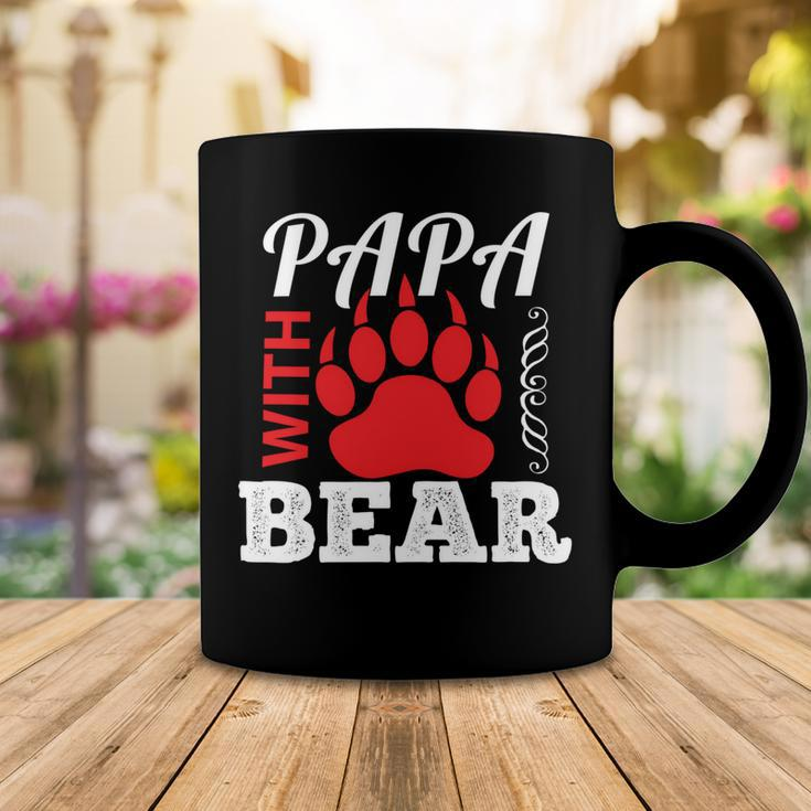 Papa With Bear Fathers Day T-Shirt Coffee Mug Unique Gifts